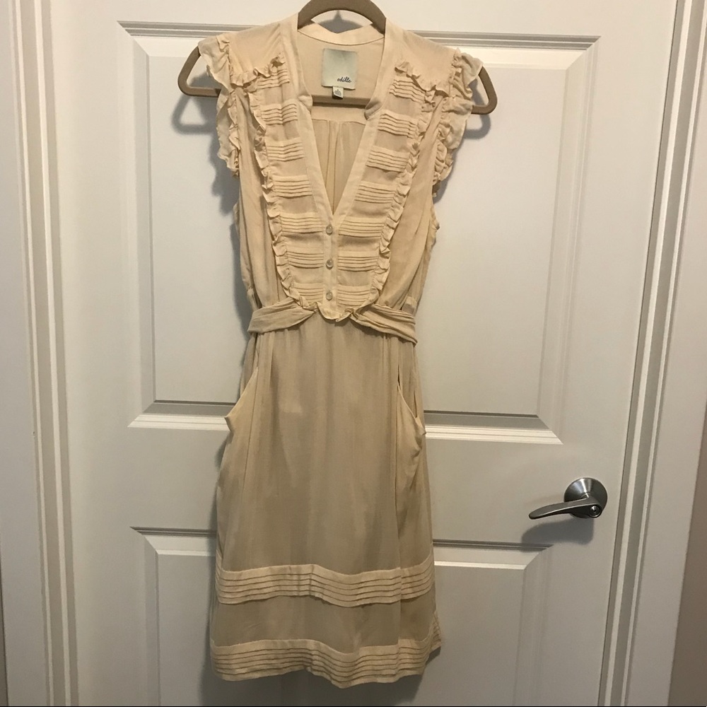 Anthropologie Odille Ruffle Dress